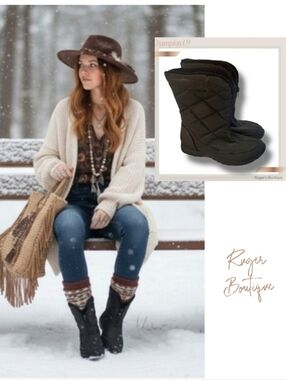 🌿❄️ Cozy Up in Style – Champion C9 Winter Boots Women Size 9M